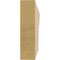 Ekena Millwork 2in. W x 8in. H x 16in. L Yorktown Woodgrain TimberThane Rafter Tail, Primed Tan RFTUR02X08X16YORRCPR - alternate 3